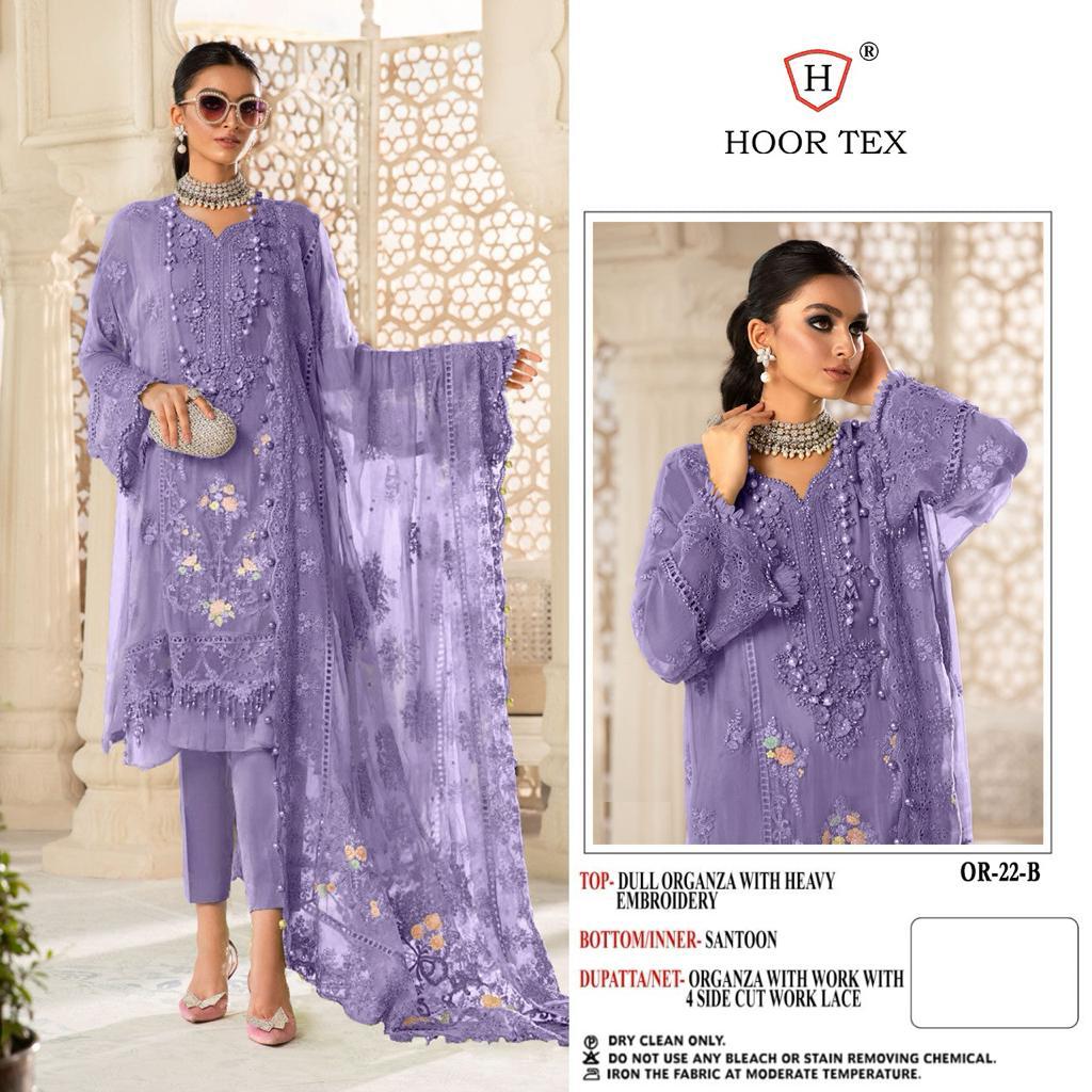 HOOR TEX OR 22 B SALWAR SUITS IN SURAT