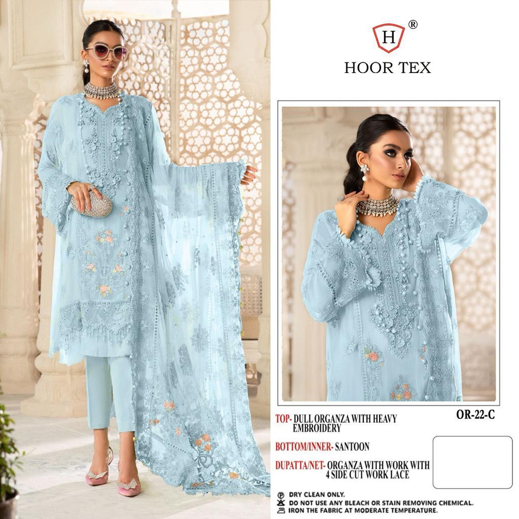 HOOR TEX OR 22 C SALWAR SUITS IN SURAT