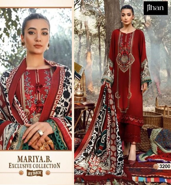 JIHAN 3200 MARIYA B PAKISTANI SALWAR SUITS