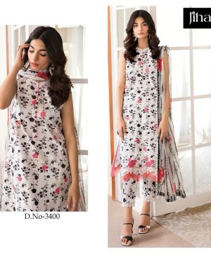 JIHAN 3400 PAKISTANI SALWAT SUITS IN INDIA