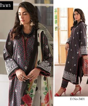 JIHAN 3401 PAKISTANI SALWAT SUITS IN INDIA