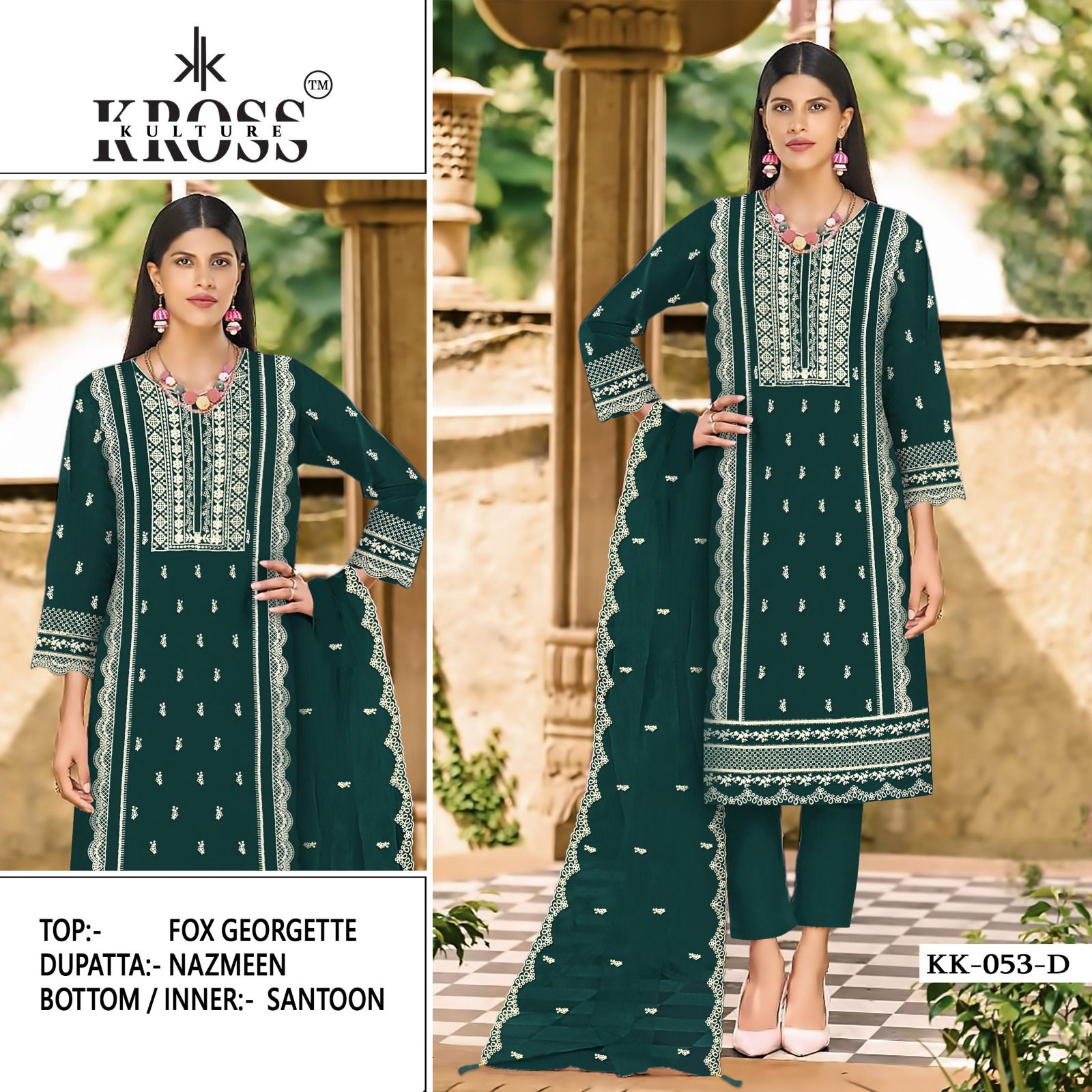 KROSS KULTURE KK 053 SERIES SALWAR SUITS WHOLESALE