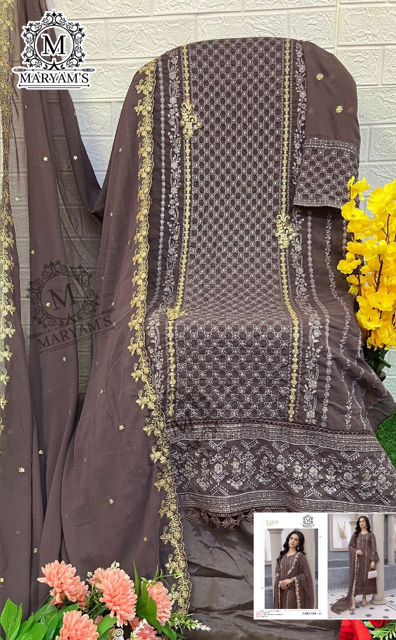 MARYAM'S 158 D PAKISTANI SUITS WHOLESALE