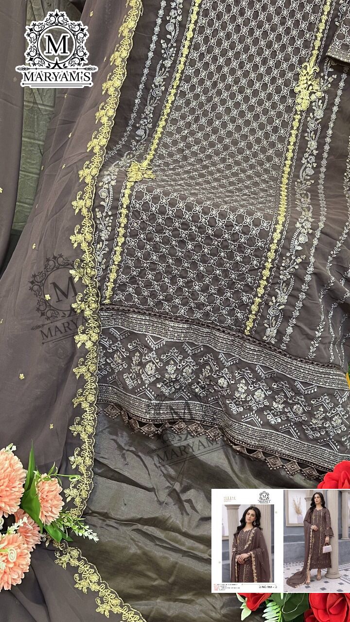 MARYAM'S 158 D PAKISTANI SUITS WHOLESALE