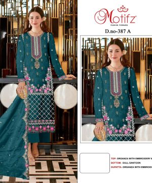 MOTIFZ 387 A PAKISTANI SUITS IN INDIA