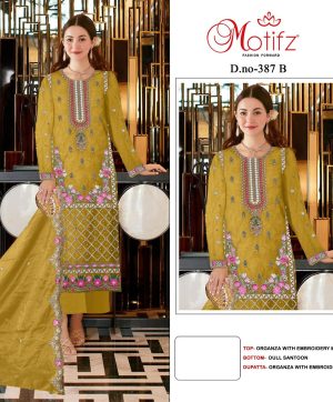 MOTIFZ 387 B PAKISTANI SUITS IN INDIA