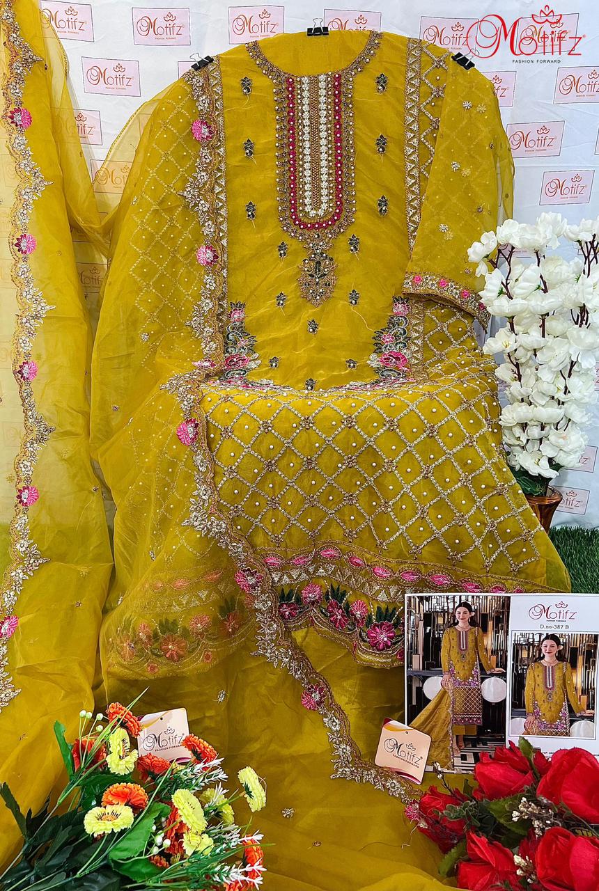 MOTIFZ 387 B PAKISTANI SUITS IN INDIA