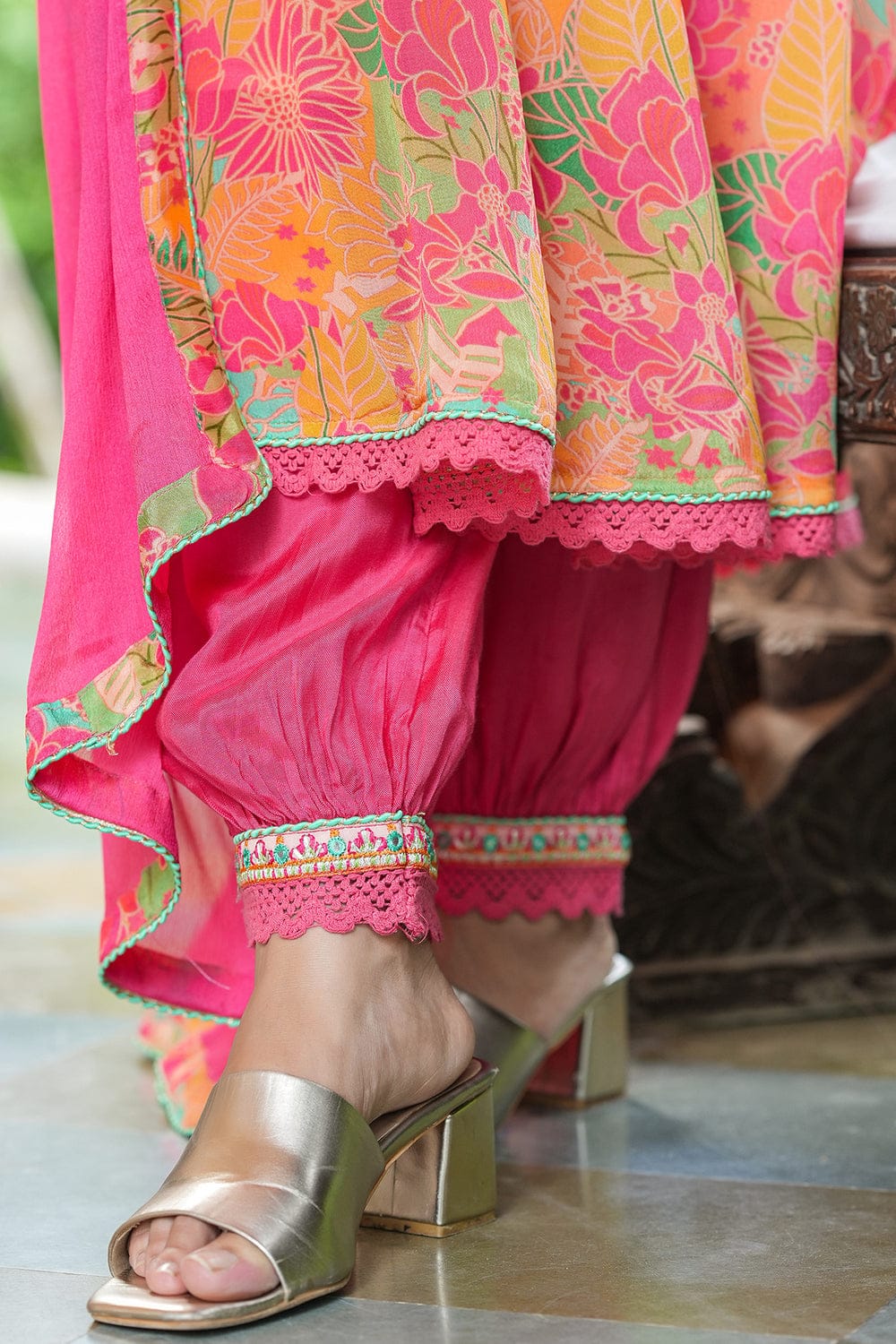 MURTI TRENDS PINK AFGHANI ANGRAKHA STYLE COLLECTION