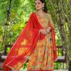 MURTI TRENDS RED AFGHANI ANGRAKHA STYLE COLLECTION