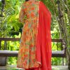 MURTI TRENDS RED AFGHANI ANGRAKHA STYLE COLLECTION