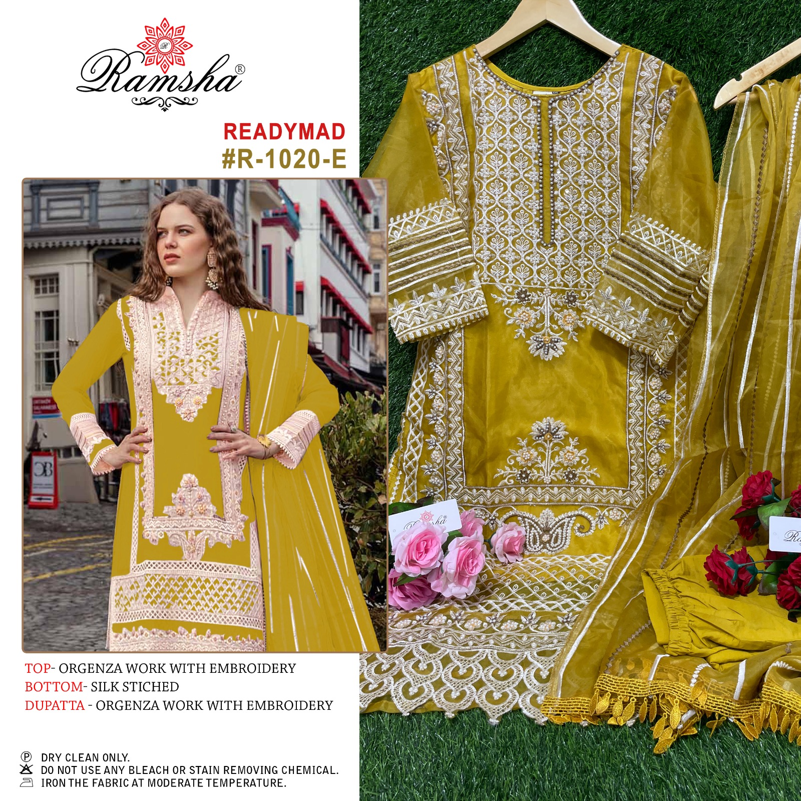 RAMSHA FASHION R 1020 E TO H READYMADE SUITS