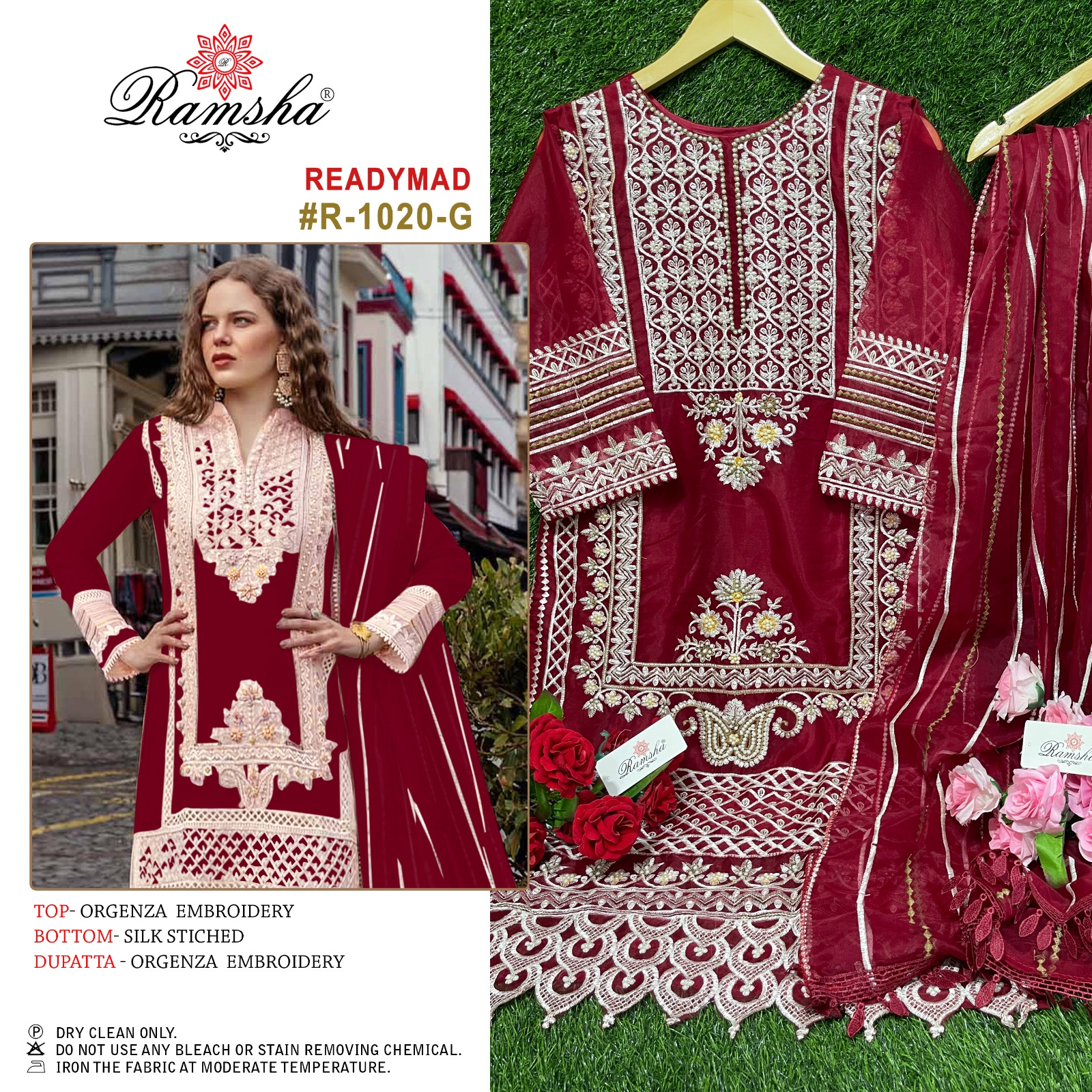 RAMSHA FASHION R 1020 E TO H READYMADE SUITS