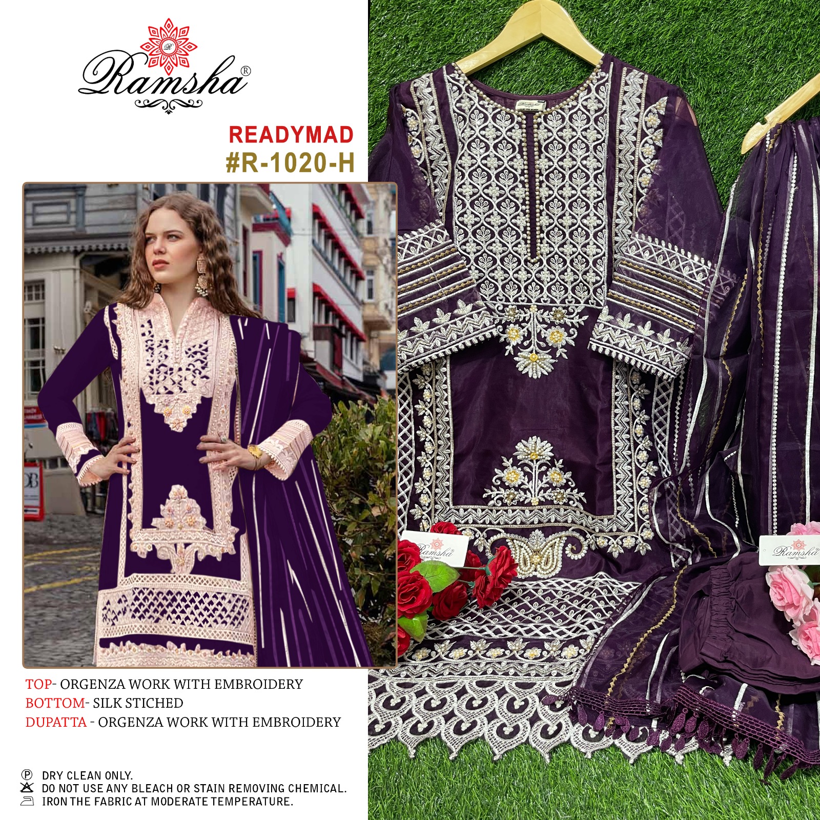 RAMSHA FASHION R 1020 E TO H READYMADE SUITS