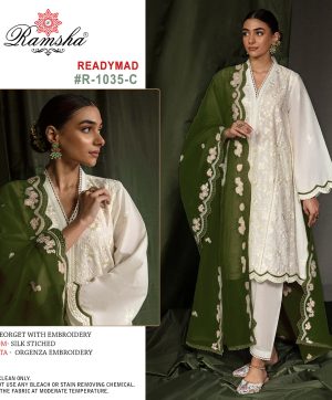 RAMSHA FASHION R 1035 C READYMADE SALWAR SUITS