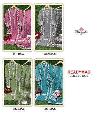 RAMSHA FASHION R 1066 A TO D READYMADE SUITS