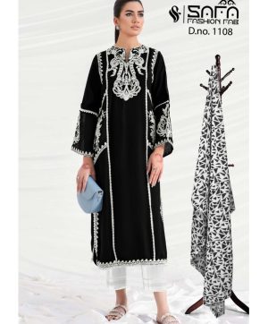 SAFA FASHION 1108 BLACK READYMADE WHOLESALE