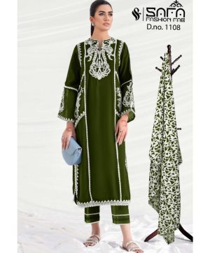 SAFA FASHION 1108 GREEN READYMADE WHOLESALE