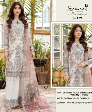 SERINE S 179 PAKISTANI SUITS MANUFACTURER