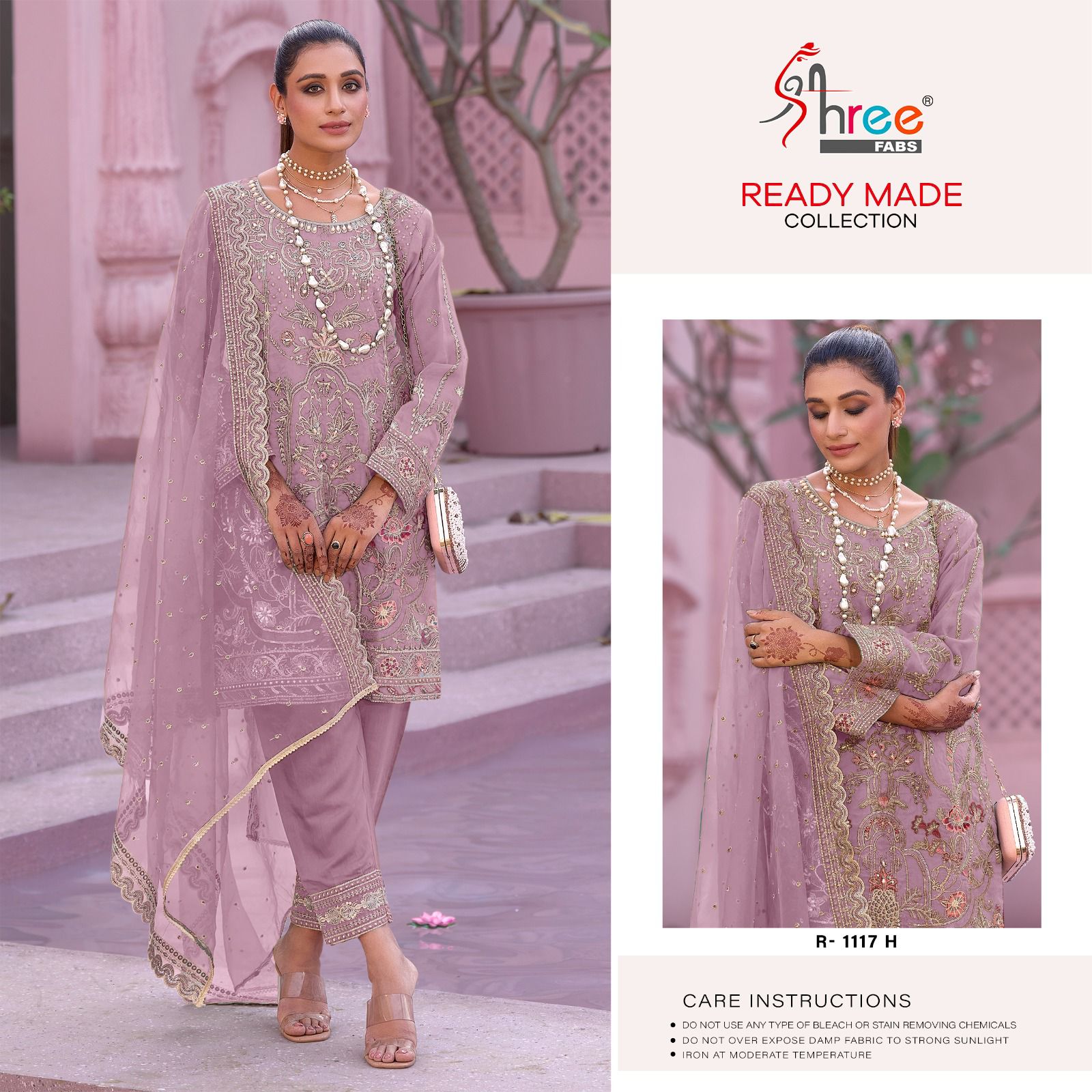 SHREE FABS R 1117 E TO H READYMADE SUITS IN INDIA