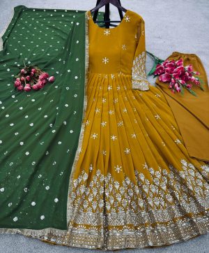 SHREE HARI NSR 765 A DESIGNER GOWN MANUFACTURER