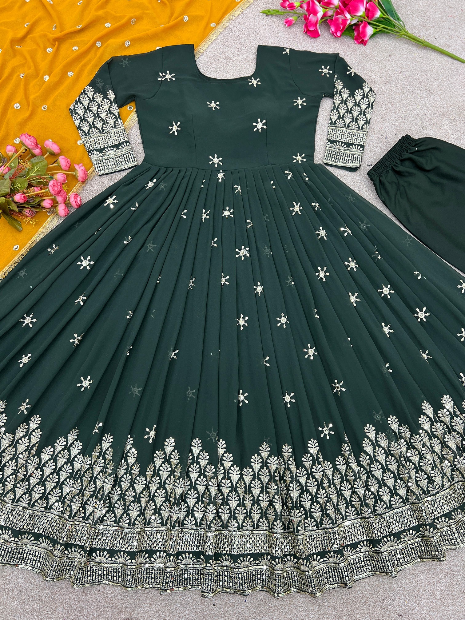 SHREE HARI NSR 765 B DESIGNER GOWN MANUFACTURER