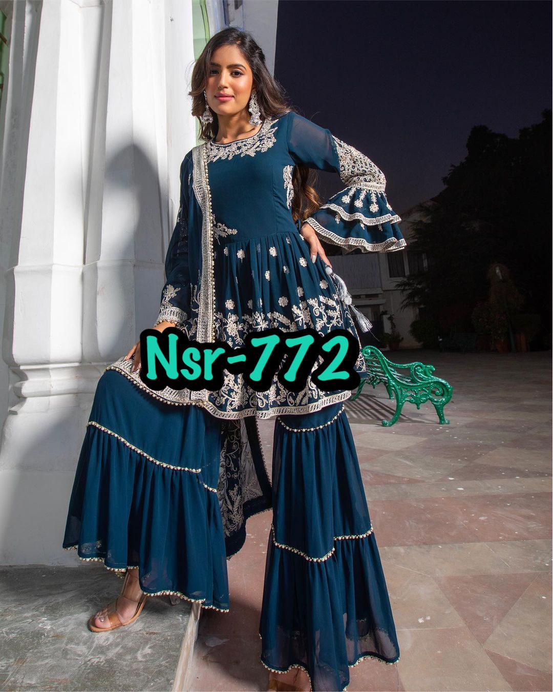 SHREE HARI NSR 772 DESIGNER SUITS WHOLESALE