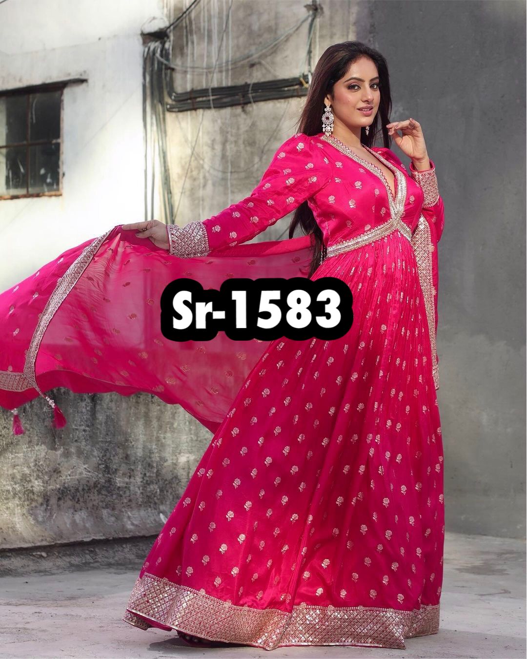 SHREE HARI SR 1583 DESIGNER GOWN MANUFACTURER