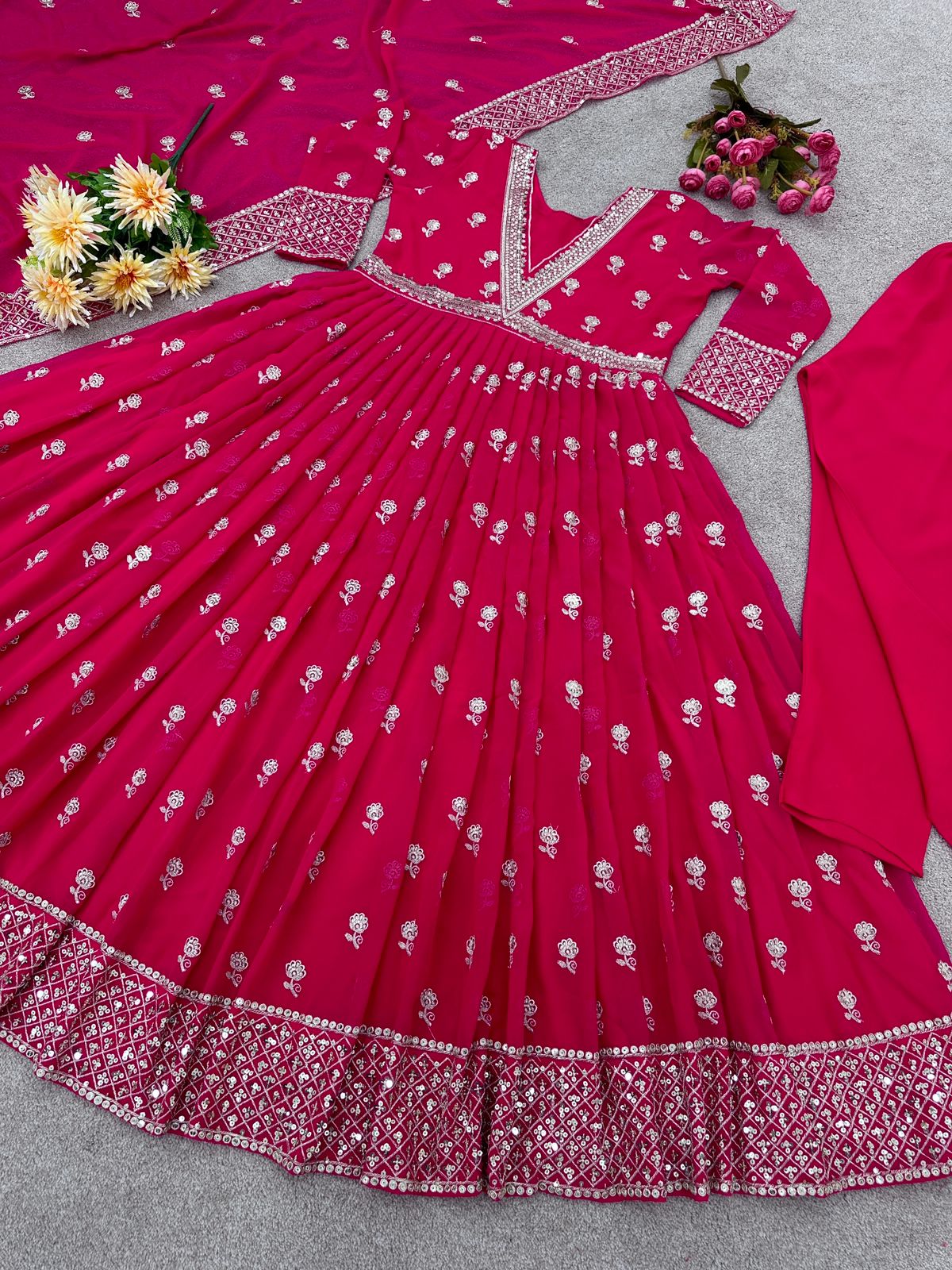 SHREE HARI SR 1583 DESIGNER GOWN MANUFACTURER