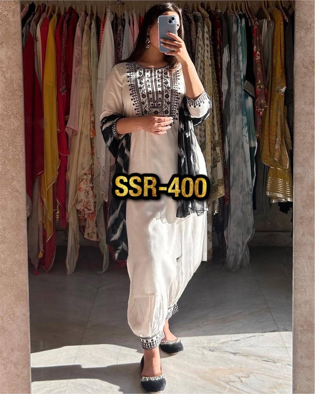 SHREE HARI SSR 400 DESIGNER SUITS WHOLESALE