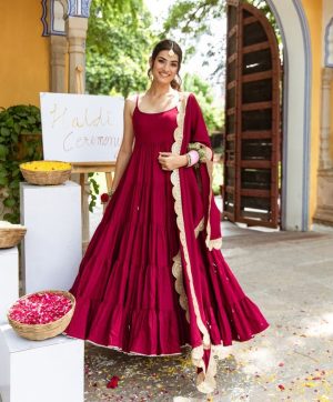 SHREE HARI SSR 428 A DESIGNER GOWN WHOLESALE