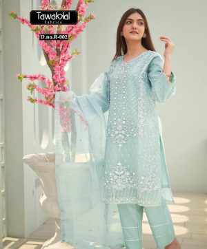 TAWAKKAL FABRICS R 002 A READYMADE PAKISTANI SUITS