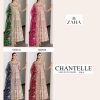 ZAHA 10025 A TO D CHANTELLE VOL 4 PAKISTANI SUITS