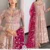 ZAHA 10025 A TO D CHANTELLE VOL 4 PAKISTANI SUITS