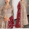 ZAHA 10025 A TO D CHANTELLE VOL 4 PAKISTANI SUITS