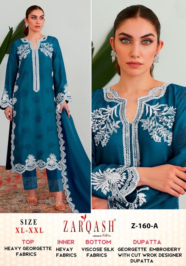 ZARQASH Z 160 A TO F READYMADE SUITS WHOLESALE