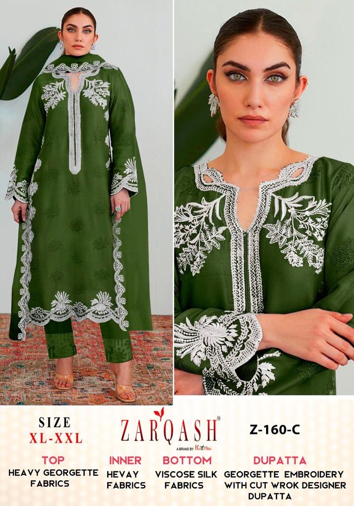 ZARQASH Z 160 A TO F READYMADE SUITS WHOLESALE