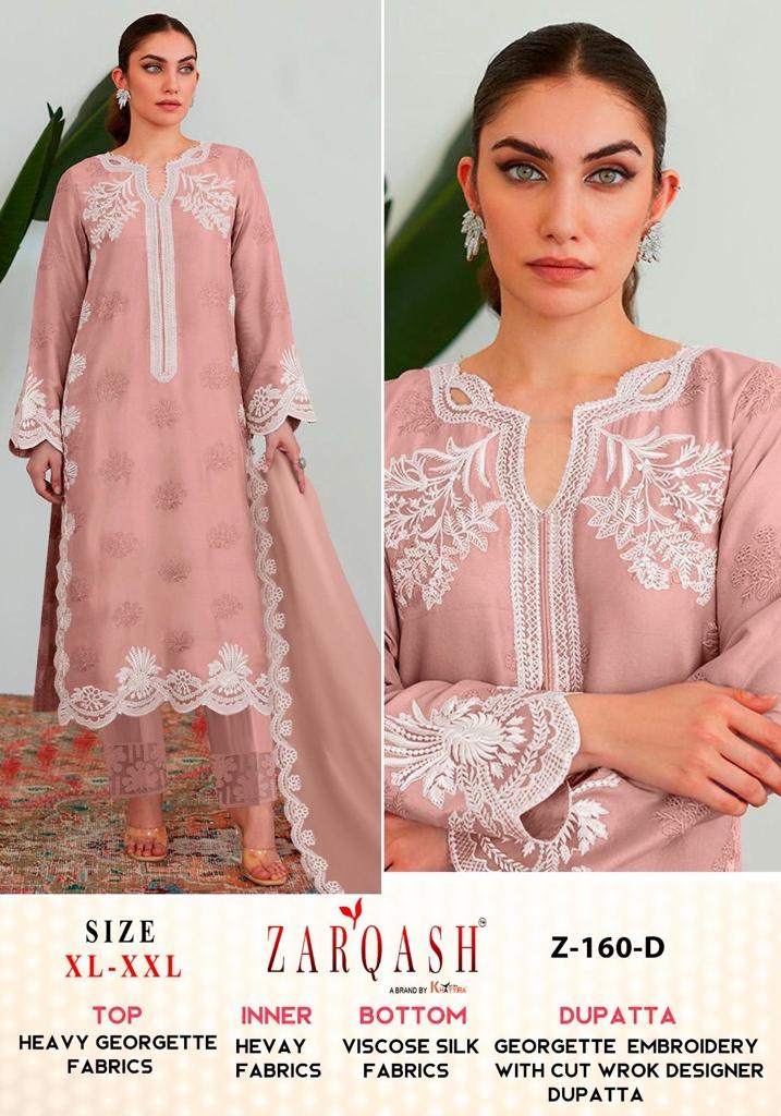 ZARQASH Z 160 A TO F READYMADE SUITS WHOLESALE