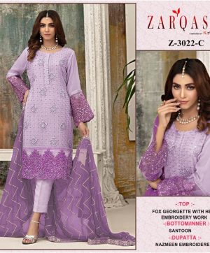 ZARQASH Z 3022 C SALWAR SUITS MANUFACTURER