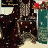 ZIAAZ DESIGNS 361 VELVET PAKISTANI SUITS IN INDIA