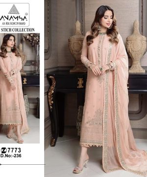 ANAMSA 236 PAKISTANI SALWAR SUITS WHOLESALE