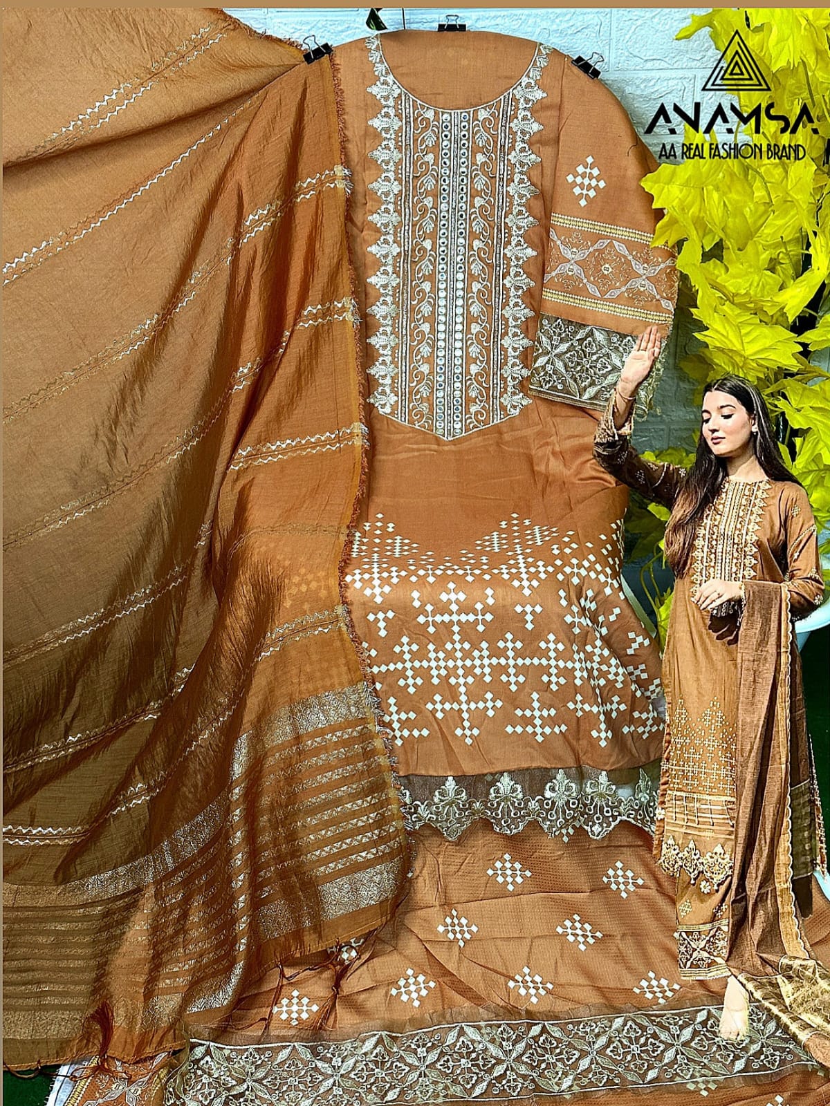 ANAMSA 257 PAKISTANI SUITS MANUFACTURER