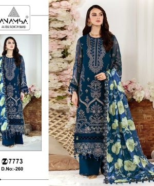 ANAMSA 260 PAKISTANI SALWAR SUITS IN INDIA