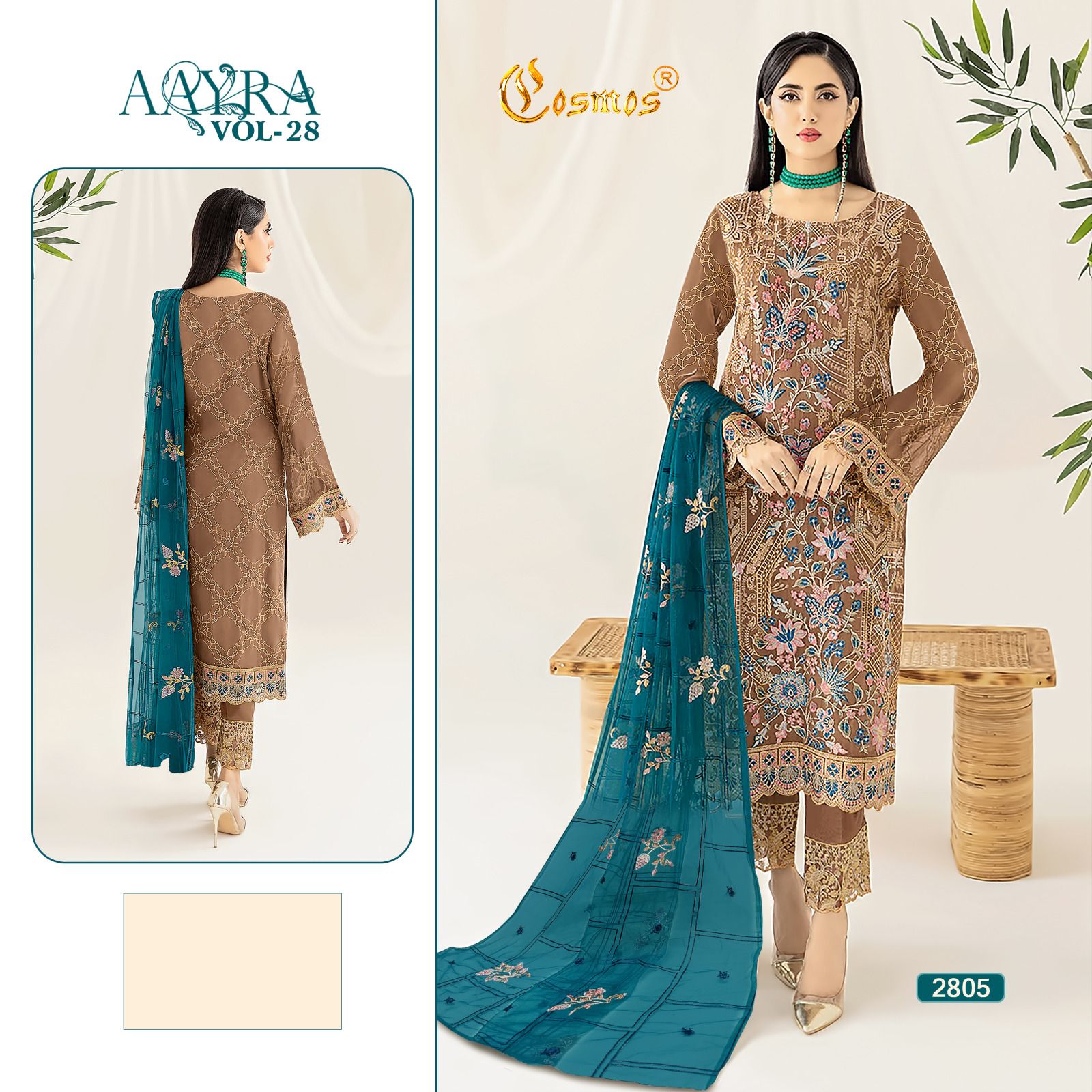 COSMOS 2801 TO 2805 AAYRA VOL 28 SALWAR SUITS