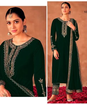 DEEPSY SUITS 32214 B VELVET 23 SALWAR SUITS