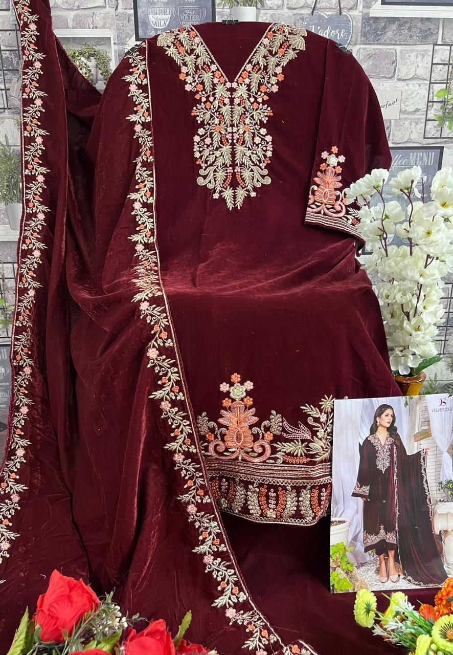 DEEPSY SUITS 3241 VELVET PAKISTANI SUITS IN INDIA