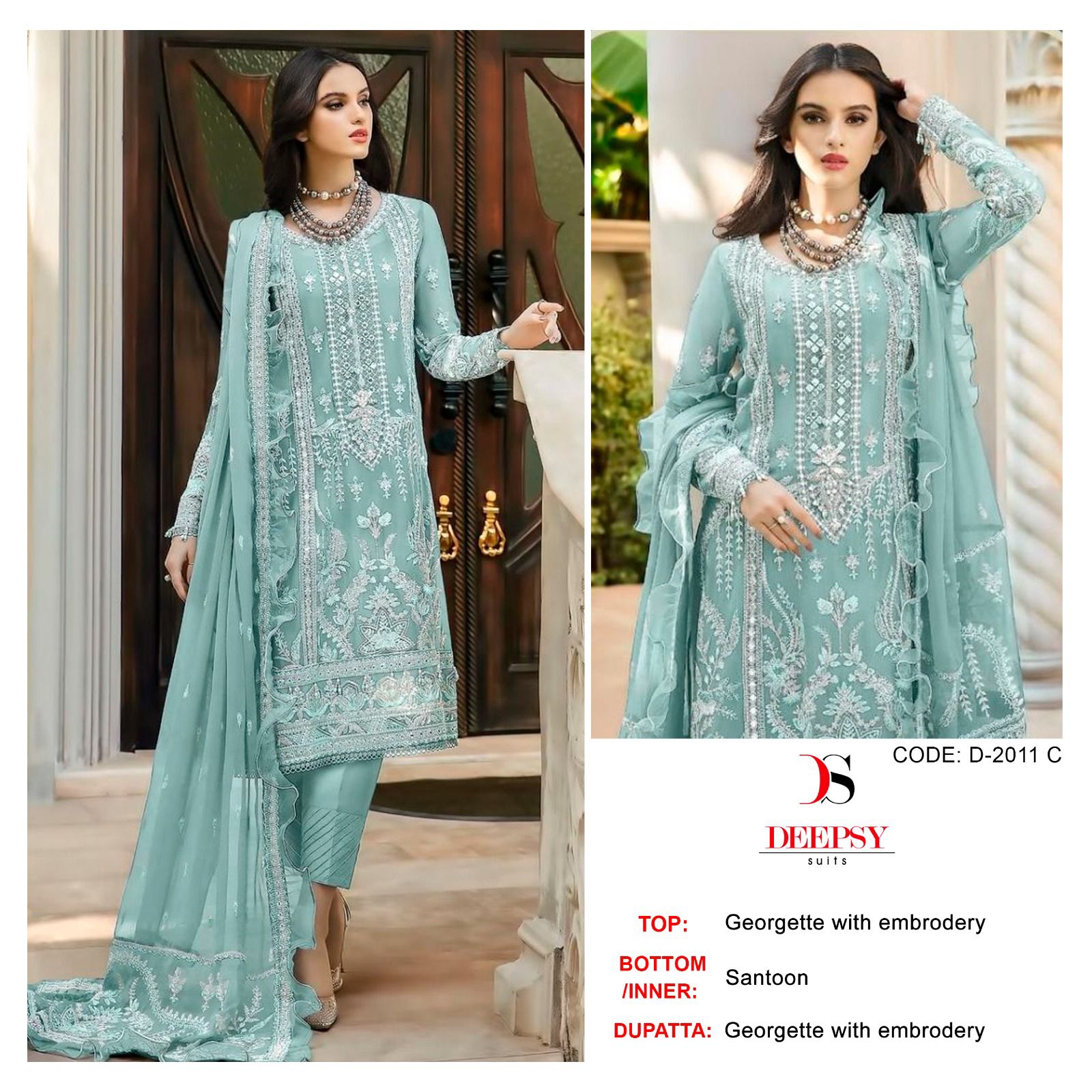 DEEPSY SUITS D 2011 A TO D SALWAR SUITS IN INDIA