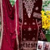 DINSAA 230 D VELVET PAKISTANI SUITS IN INDIA