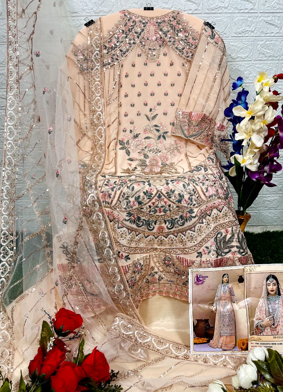 DINSAA SUIT DS 150 A TO D SALWAR SUITS WHOLESALE