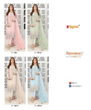 FEPIC C 1361 ROSEMEEN SERIES PAKISTANI SUITS