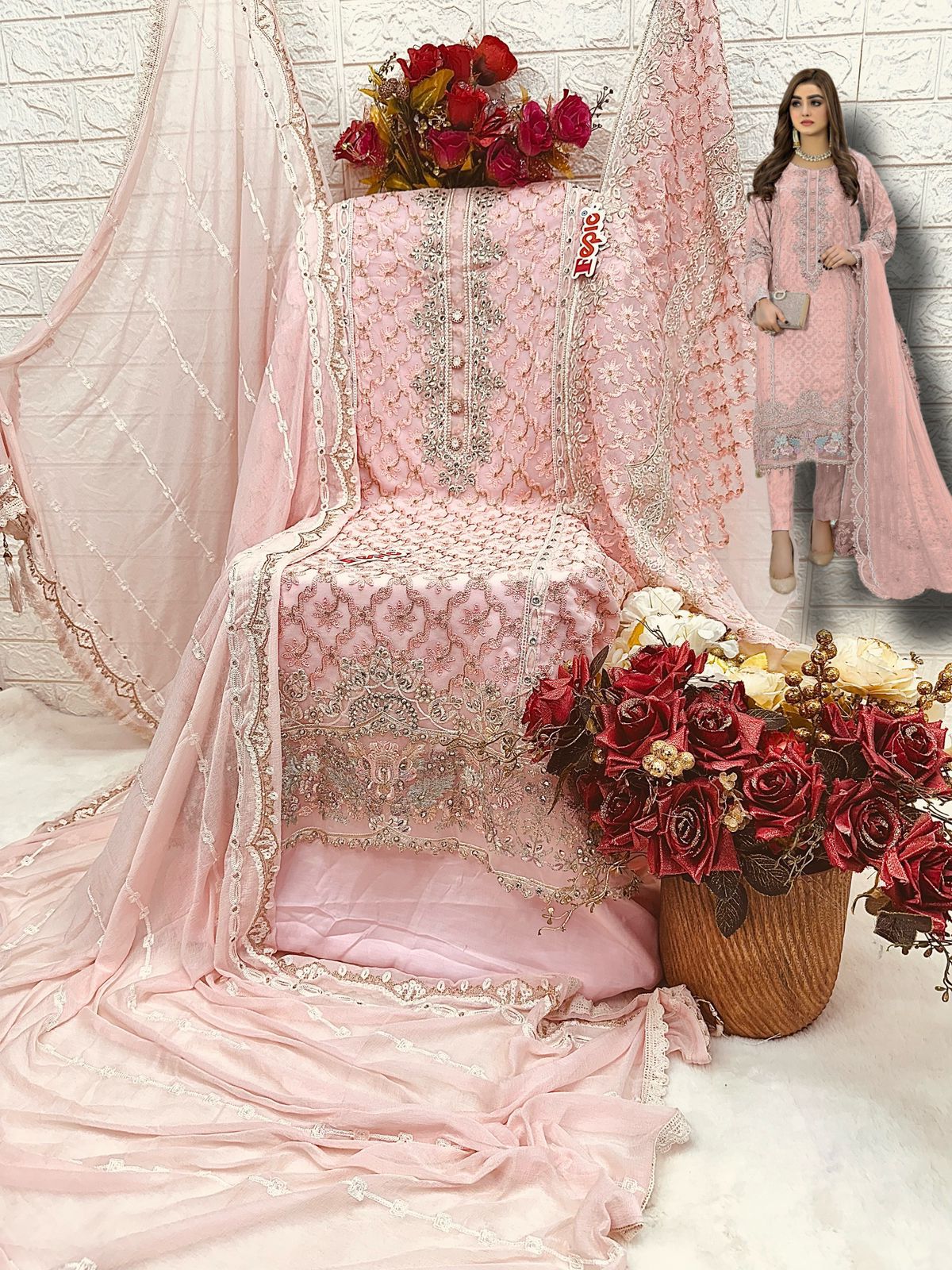 FEPIC C 1361 ROSEMEEN SERIES PAKISTANI SUITS